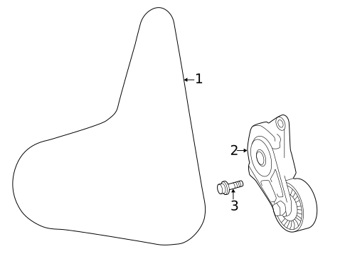 Belts & Pulleys for 2023 Lexus ES250 #0