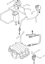 78906265B - Electrical: Oxygen Sensor for Audi: 100, 100 Quattro, 90, 90 Quattro, A6, A6 Quattro, Cabriolet, S4, V8 Quattro Image