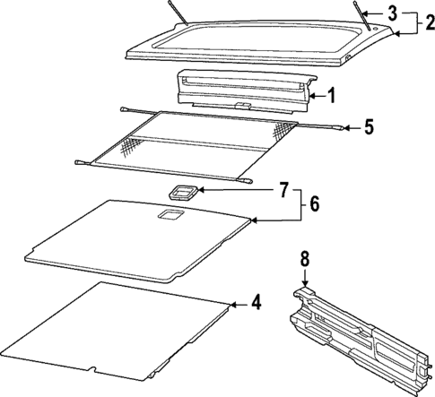 Interior Trim - Rear Body for 2022 Audi Q4 e-tron Sportback #0