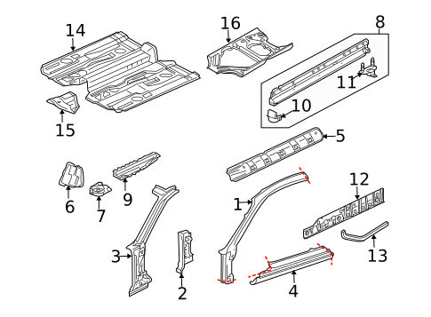 Rocker for 2012 Porsche 911 #0