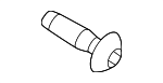 99991924201 - Body: License Plate Bracket Screw for Porsche Image