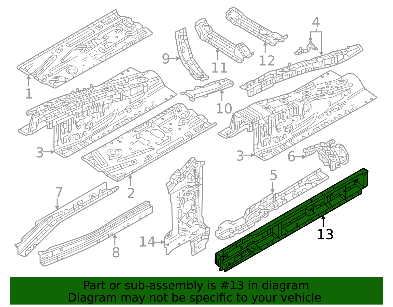 2024 Mazda CX-90 - Inner Rocker KMV6-53-95YA | Mazda Parts Factor