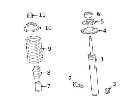 Shocks & Struts for 2013 Audi A5 Quattro #0