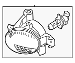 63176924655 - : Fog Lamp Assembly for BMW Image