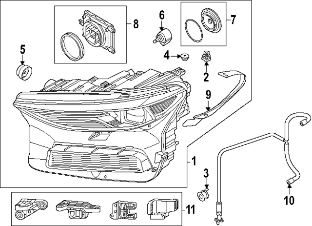 85H941782D - : Headlamp Assembly for Audi: Q6 e-tron, SQ6 e-tron Image