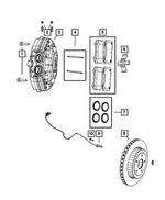 5175108AA - Brakes: Disc Brake Caliper Assembly, Right for Mopar Image