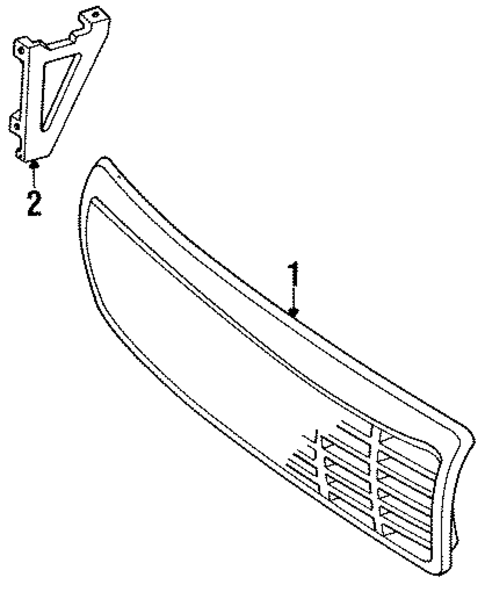 Grille & Components for 1994 Chevrolet Impala #0