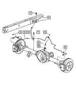 52009957AB - : Brake Tube, Chassis for Mopar Image
