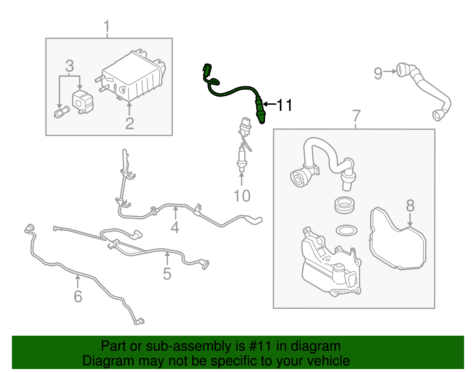 Oページ 2013-2016 Ford Oxygen Sensor CV6Z-9G444-B | OEM Parts Online