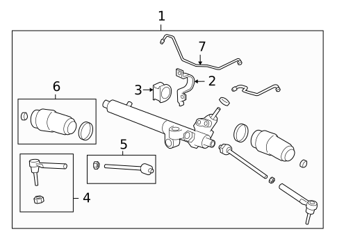 Steering Gear & Linkage for 2009 Hummer H3T #0