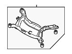 31317707 - Suspension: Suspension Cross-member for Volvo: S80, V60, V60 Cross Country, V70 Image