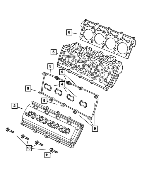 Cylinder Head for 2006 Chrysler 300 #0