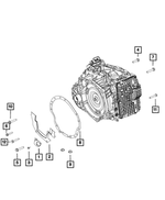 6508881AA - 948TE; 9-Speed; Automatic Transmission: Hex Flange Head Bolt for Mopar Image