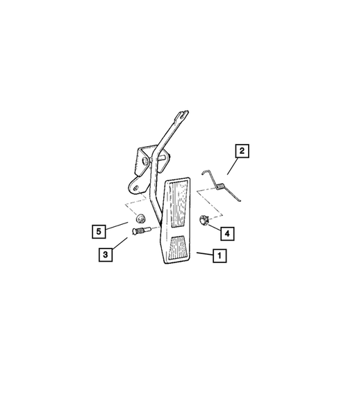 Accelerator Pedal for 2001 Jeep Cherokee #0