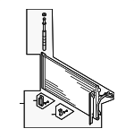 7L0820411G - HVAC: Condenser for Volkswagen: Touareg Image