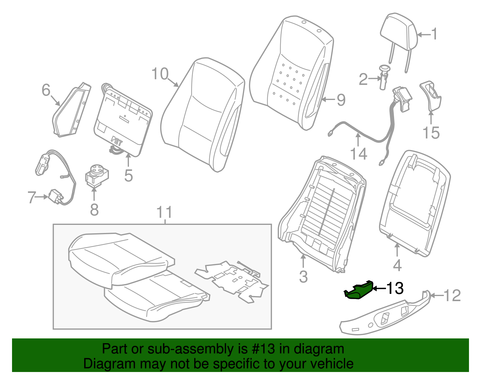 Seat Belt Guide - BMW (52-10-6-978-886)