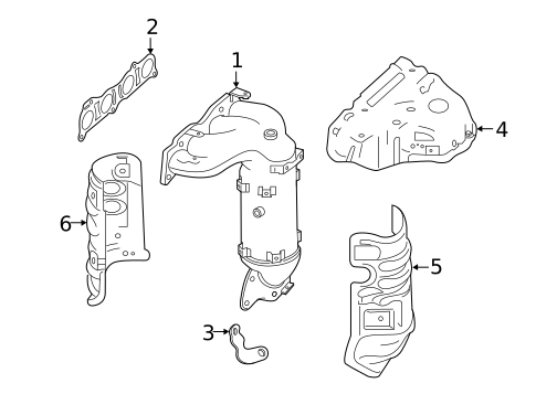 Exhaust Manifold for 2017 INFINITI QX60 #0