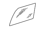 55112038AA - : Door Glass for Dodge: Dakota Image