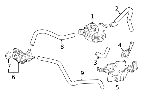 Emission Components for 2019 Honda Civic #1