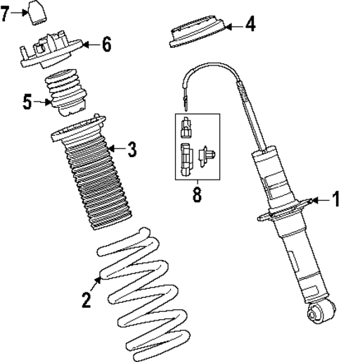 Shocks & Components for 2024 Chevrolet Corvette #2