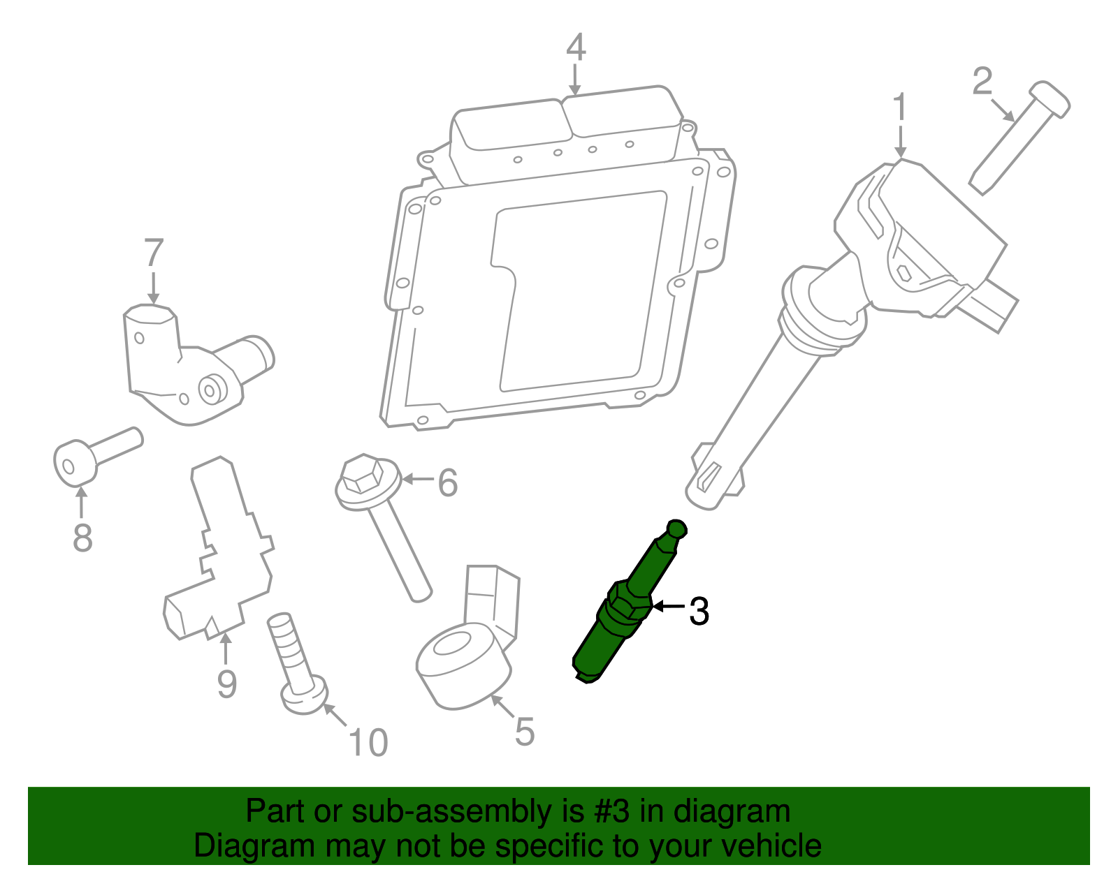 LR050998 - Spark Plug - 2014-2020 Land-Rover | Land Rover Lake Bluff