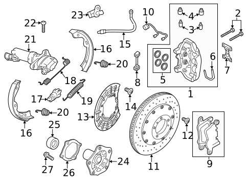 Rear Brakes for 2020 Porsche Panamera #11