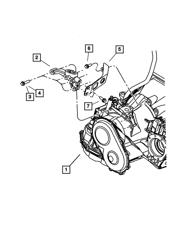 5274504AA - Engine Mounting: Engine Mount Support for Mopar Image