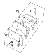 56045549AJ - Instrument Panel and Radios and Consoles: Cluster for Mopar Image