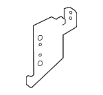 961852M000 - Body: AM/FM CD Bracket for Hyundai: Genesis Coupe Image