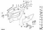 51438176287 - : Cover, Belt Outlet, Left for BMW: 318i, 323i, 325i, 328i, M3 3.2 Image