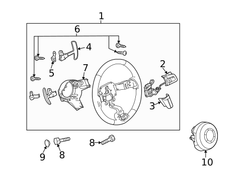 Steering Wheel & Trim for 2011 Mazda RX-8 #1