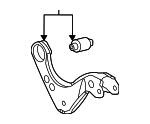 4879006010 - Suspension: Upper Control Arm for Toyota: Avalon, Camry, Corolla, Corolla Cross Image
