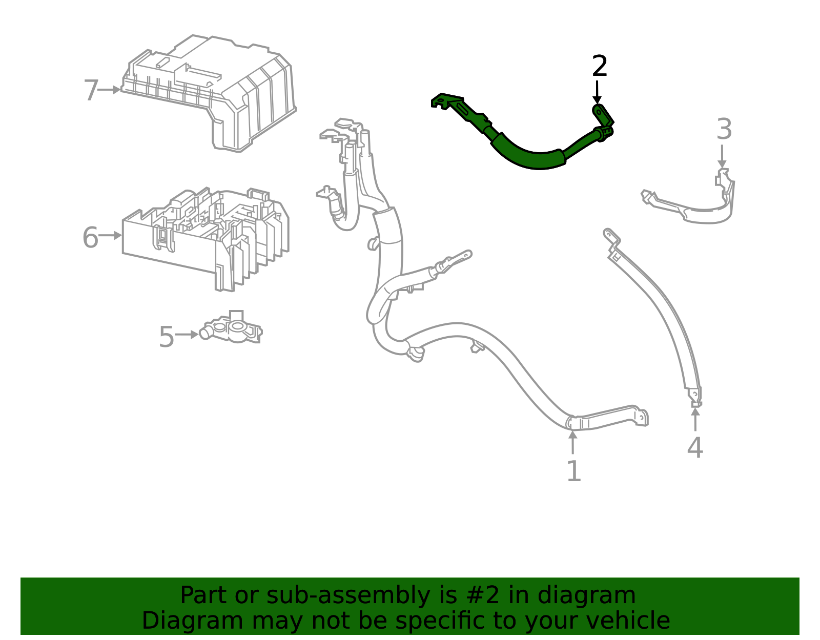 2019-2023 GM Negative Battery Cable 84362745 GM | GMPartsDirect.com