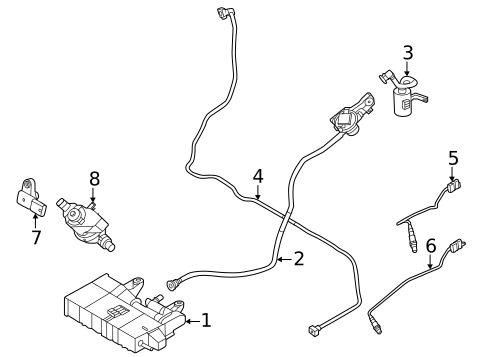 Evaporative System for 2024 BMW X1 #0