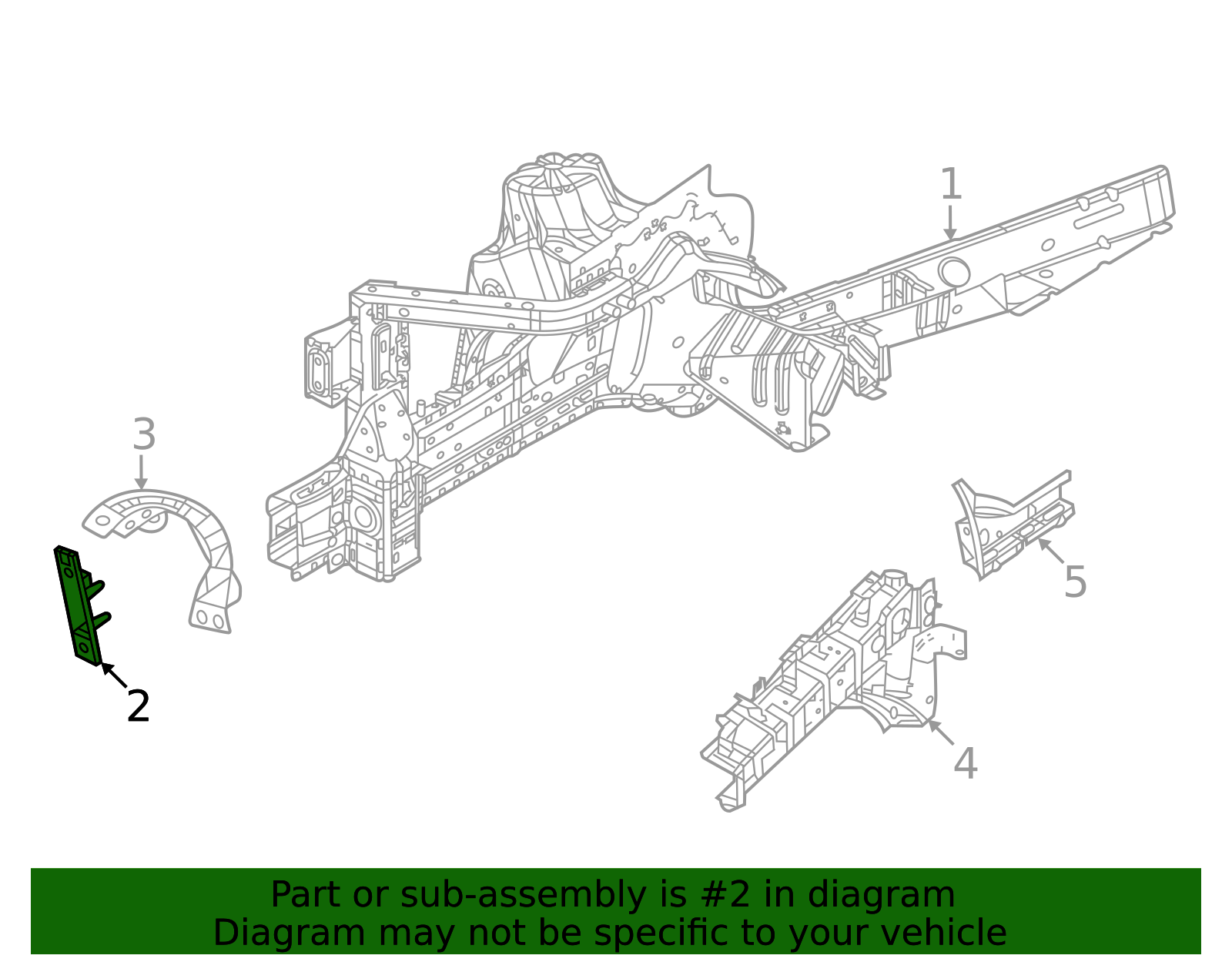 2021-2025 Jeep Mount Bracket 68430842AC | Mopar Parts Canada