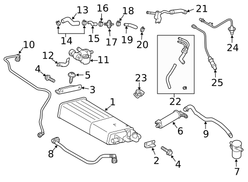 Emission Components for 2020 Hyundai Tucson #0