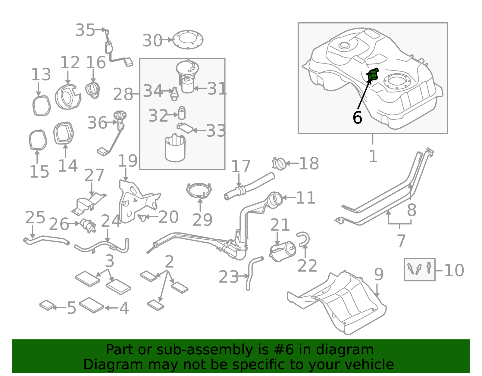 LC77-42-980 - OEM NEW 2001-16 Mazda MX5 Miata CX3 CX5 Valve Purge