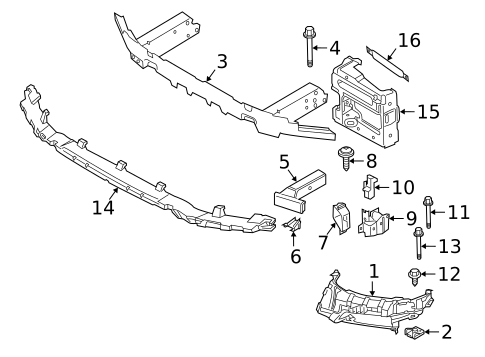 Bumper & Components - Front for 2020 BMW X3 #0