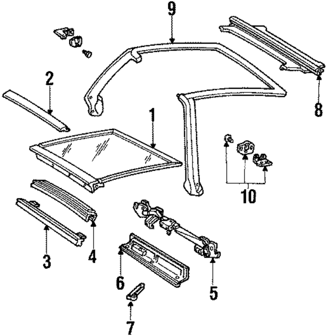 10198209 - : Weatherstrip for GM Image