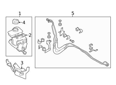Pump & Hoses for 2018 INFINITI Q70 #0