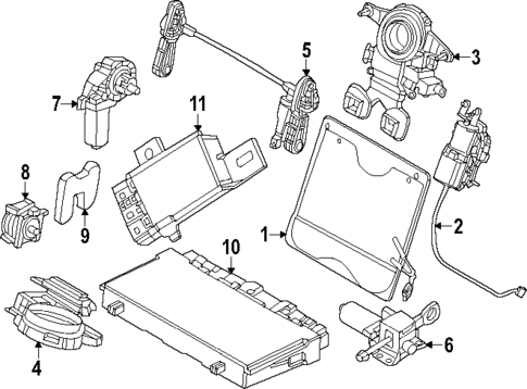 Rear Seat Components for 2024 BMW i7 #4