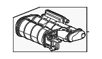 17011TZ5A01 - Emission System: Vapor Canister for Honda: Pilot, Ridgeline Image