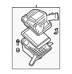 22756988 - Engine: Air Cleaner Assembly for Chevrolet: Colorado | GMC: Canyon Image