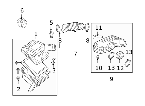 Air Intake for 2011 GMC Canyon #0