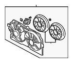19130418 - Cooling System: Fan Assembly for Chevrolet: Impala Image