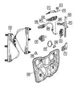 1SZ22LDSAE - Doors, Door Mirrors and Related Parts: Door Handle Cap for Mopar Image image