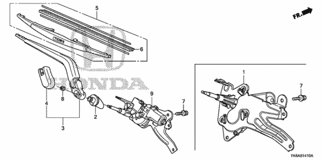 Rear Wiper for 2013 Honda Fit #0