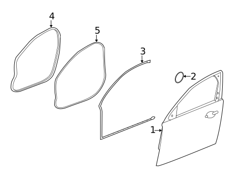 Door & Components for 2018 Jaguar XJR575 #1