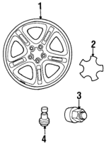 JB26SAK - Suspension: Wheel for Chrysler: Sebring Image