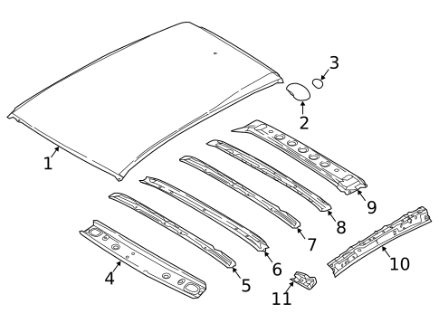 Roof & Components for 2025 Nissan Kicks Play #0